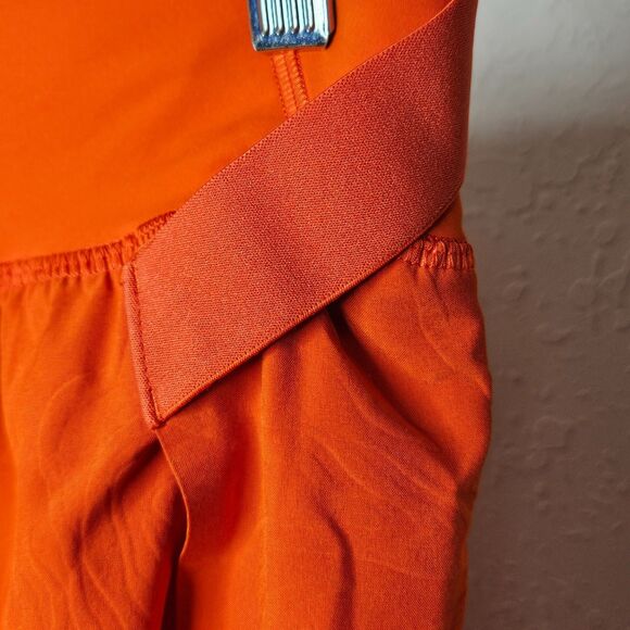 Lululemon Speed Up Shorts 4” Flame Surge Jacquard Reflective Running Orange Size - Picture 4 of 6